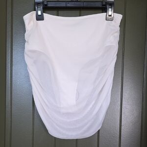 Shein Swim, Bathing Suit Bottoms With Built In Mesh, Ruched Cover-up Skirts (2)